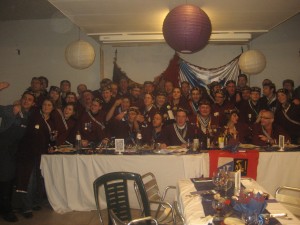 Les membres ANLO lors du banquet de l'an XX
